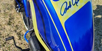 Wisconsin man creates custom-built Harley-Davidson in honor of Bob Uecker