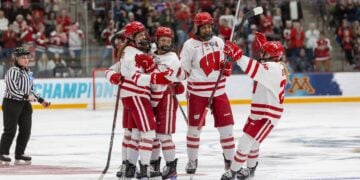 Kirsten Simms sparks Wisconsin to 4-3 sudden-death win over Ohio State in title match of Frozen Four