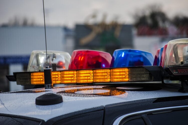 Police car lights. Image by Piotr from Pixabay
