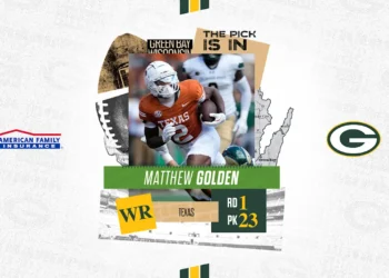 NFL Draft Day 1: Green Bay Packers choose wide receiver Matthew Golden