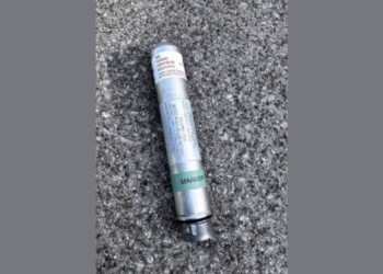 Lake Michigan military flare