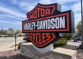 Harley-Davidson Motorcycles sign outside the House of Harley-Davidson