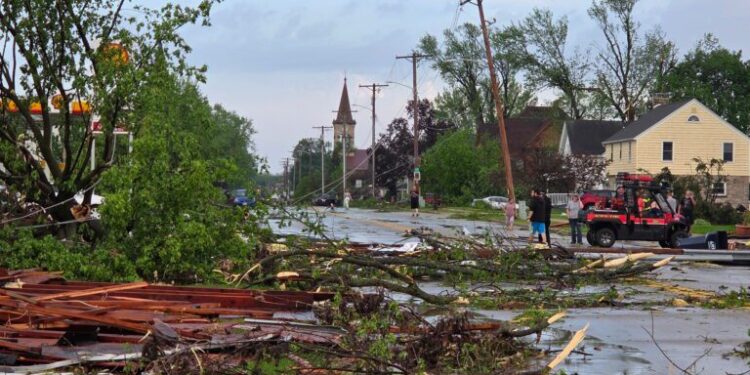 Cleanup continues across Dodge County after strong storms