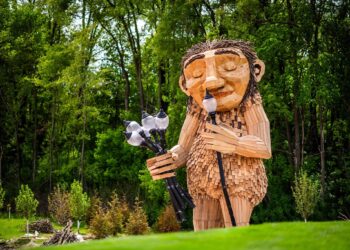 Danish recycling artist reveals vision for larger-than-life Wauwatosa troll 