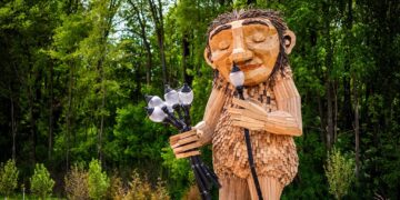 Danish recycling artist reveals vision for larger-than-life Wauwatosa troll 