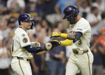 Joey Ortiz Blasts Two Homers to Lead Brewers to 9-3 Win Over Pittsburgh to Even Series