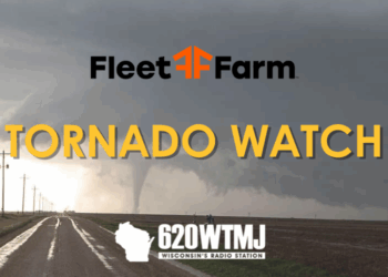 Weather: Fleet Farm Tornado Watch. The National Weather Service has issued an Tornado Watch. WTMJ Storm Team Alert is sponsored by Fleet Farm.