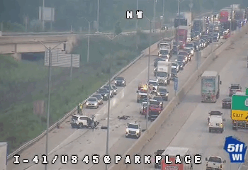 TRAFFIC ALERT: I41/45 southbound reopens after crash near Park Place