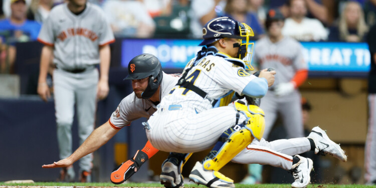 Ramos hits 2-run single off Megill with 2 outs in 9th as Giants rally past Brewers 4-3