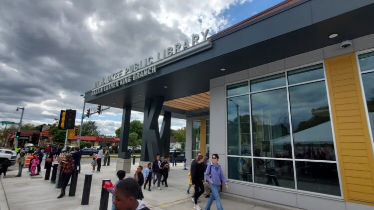 The newly renovated Martin Luther King branch of the Milwaukee Public Library. (WTMJ file photo)