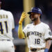 Woodruff Dominates, Perkins Drives in Five as Brewers Take Down Angels 9-2, Win Series