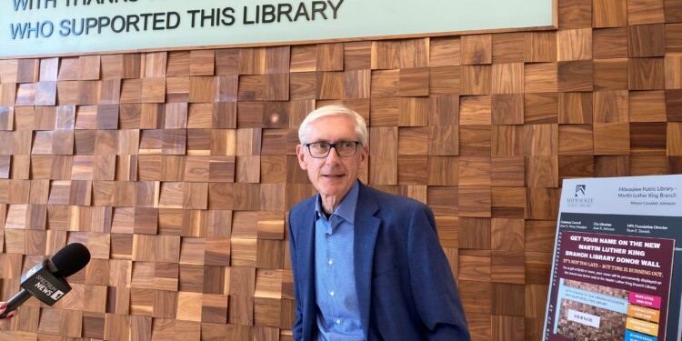 Governor Evers visits Milwaukee to discuss government shutdown and health insurance rates