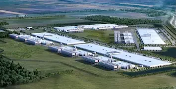 Rendering of Lighthouse data center in Port Washington. Photo courtesy of Vantage Data Centers