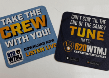 Take the Crew With You WTMJ Brewers Coasters