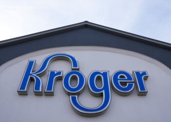 FILE - A Kroger grocery store is seen in Monroe, Ohio. (AP Photo/Jeff Dean, File)