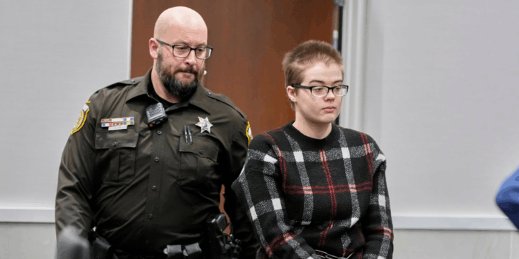 FILE - Morgan Geyser appears in a Waukesha County courtroom Jan. 9, 2025, in Waukesha, Wis. (AP Photo/Morry Gash, File)