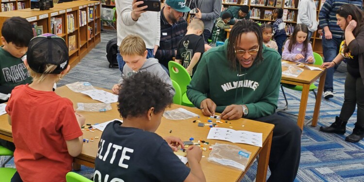 Passion of Legos found in both MPS students and Bucks Center Myles Turner