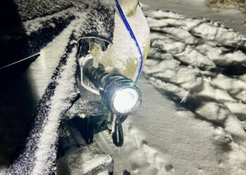 Door County Deputies: Yes. A flashlight. As a headlight