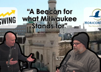 WTMJ's Jeff Sherman and Ryan Laessig, Executive Director of Milwaukee’s East Side BID #20