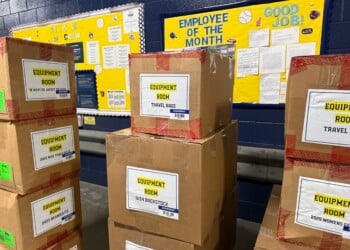 Brewers Spring Training Equipment- Nazir Spencer