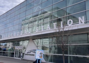 Exterior shot of Milwaukee Intermodal Station