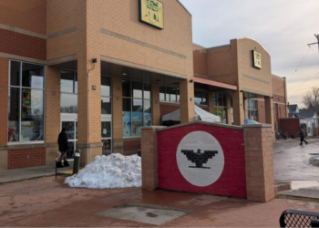 Cesar Chavez statue removed from in front of the El Rey market on Milwaukee's south side.