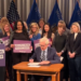 Governor Tony Evers signed a bill Wednesday, March 18 at Children's Wisconsin in Milwaukee that expands postpartum Medicaid coverage for new moms.