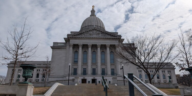 Wisconsin State Capitol Building in Madison, Wisconsin.