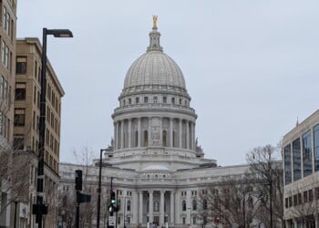 Wisconsin State Capitol Building in Madison, Wisconsin.