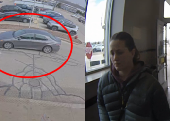 Suspect vehicle and suspect. Images courtesy of Menomonee Falls Police