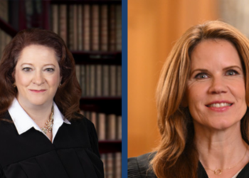 Judge Maria Lazar and Judge Chris Taylor, candidates for State Supreme Court in 2026.