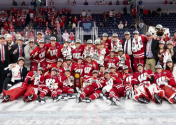 Wisconsin Badgers Womens Hockey - Championship Team 2026. Image courtesy of the Wisconsin Badgers.