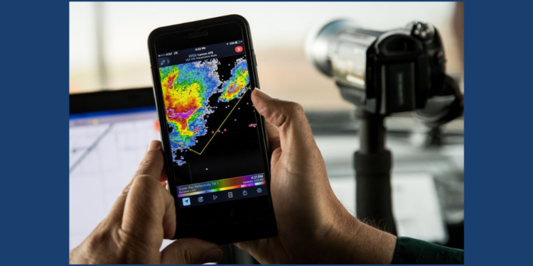 Hand held radar helps storm chasers and spotters do their jobs