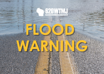 The National Weather Service has issued a flood warning.