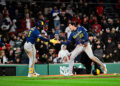 Brewers win series opener at Fenway 8-6 over Red Sox behind Garrett Mitchell’s go-ahead hit in 8th