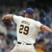 MILWAUKEE, WISCONSIN - APRIL 14: Trevor Megill #29 of the Milwaukee Brewers pitches against the Toronto Blue Jays during the ninth inning at American Family Field on April 14, 2026 in Milwaukee, Wisconsin. (Photo by Patrick McDermott/Getty Images)