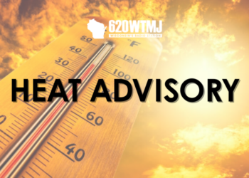 The National Weather Service has issued a heat advisory.