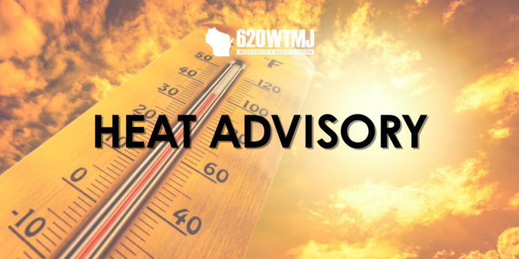 The National Weather Service has issued a heat advisory.