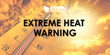 The National Weather Service has issued an extreme heat warning.