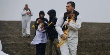 Activists rescue dogs from Ridglan Farms in Dane County, March 2026