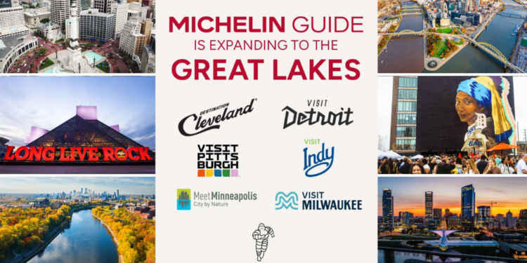 Michelin Guide expands to include the "American Great Lakes". Image courtesy of the Michelin Guide.