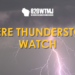 The National Weather Service has issued a Severe Thunderstorm Watch.