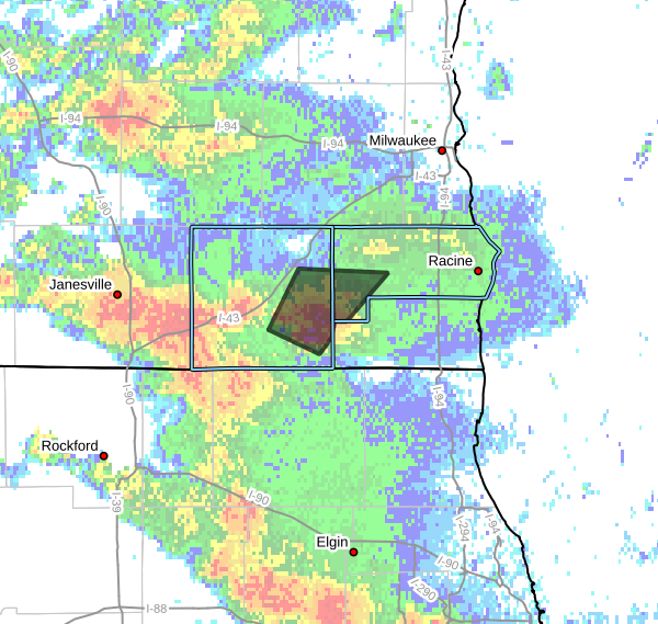 Severe Thunderstorm Warning issued for Racine and Walworth counties - WTMJ