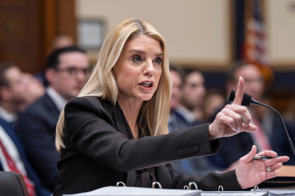 FILE - Attorney General Pam Bondi testifies before a House Judiciary Committee oversight hearing on Capitol Hill in Washington, Feb. 11, 2026, in Washington. (AP Photo/J. Scott Applewhite, File)