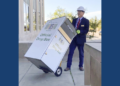 Wausau Mayor Doug Diny removing the ballot drop box in 2024.
