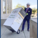 Wausau Mayor Doug Diny removing the ballot drop box in 2024.