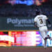 Joey Ortiz rounds the bases after hitting a home run.