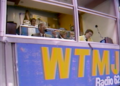 Bob Uecker sits in the broadcast booth (Photo: Ueck Documentary)