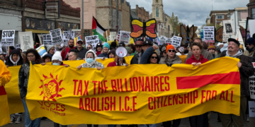 Voces de la Frontera "The Day Without Immigrants" march, on May 1, 2026 in Milwaukee. (Photo: Nazir Spencer)