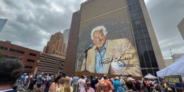 uecker mural tailgate party